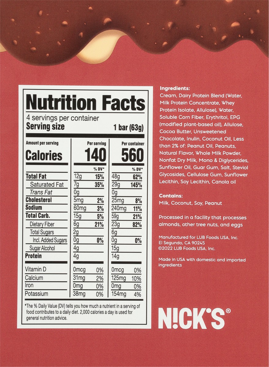 slide 5 of 9, Nick's Ice Cream Peanot Choklad Krunc, 10.8 oz