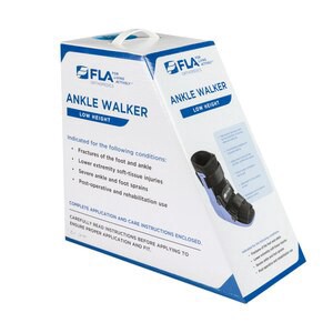 slide 1 of 1, FLA Orthopedics Fla Ankle Walker Low, Gray, Medium, 1 ct