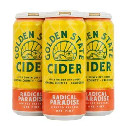 Golden State Cider Radical Pineapple Hard Cider - 4 x 1 pt Cans