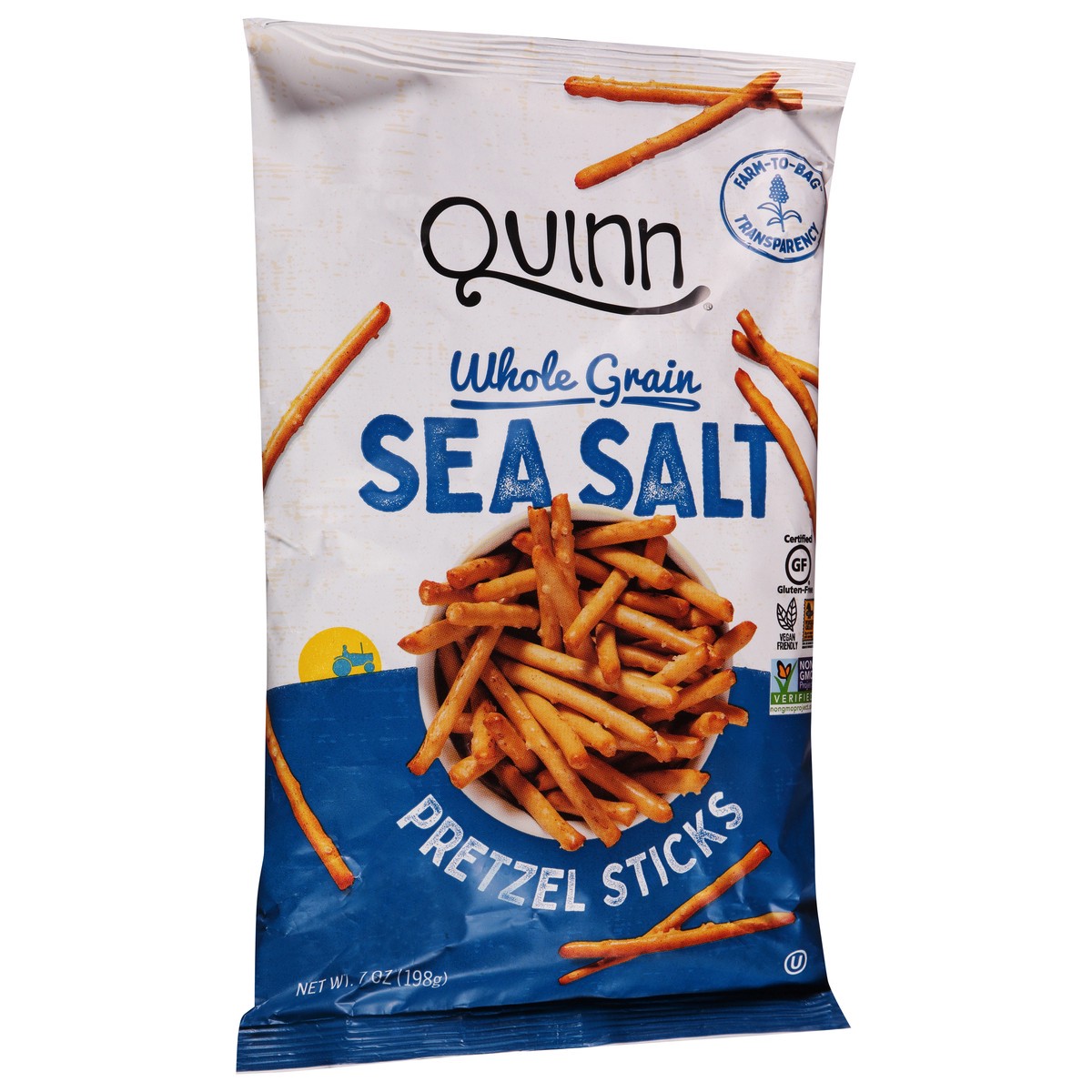 slide 2 of 9, Quinn Pretzels,Clssc Sea Salt, 7 oz