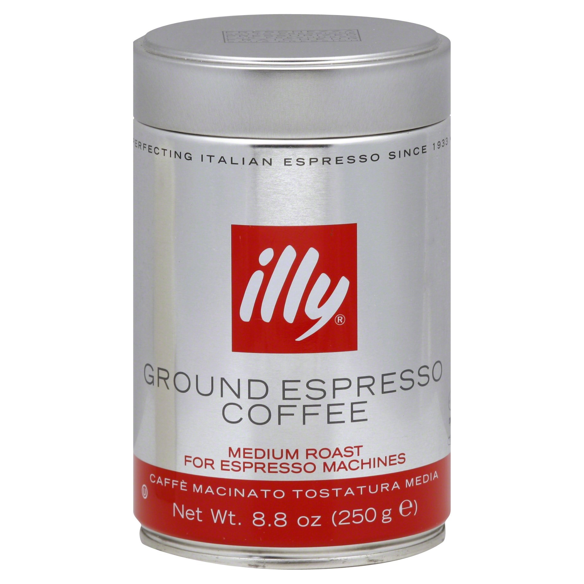 slide 1 of 3, illy Coffee Normale Ground, 1 ct
