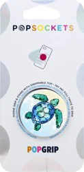 PopSockets PopGrip Phone Grip & Stand, Tortuga, 1 Each