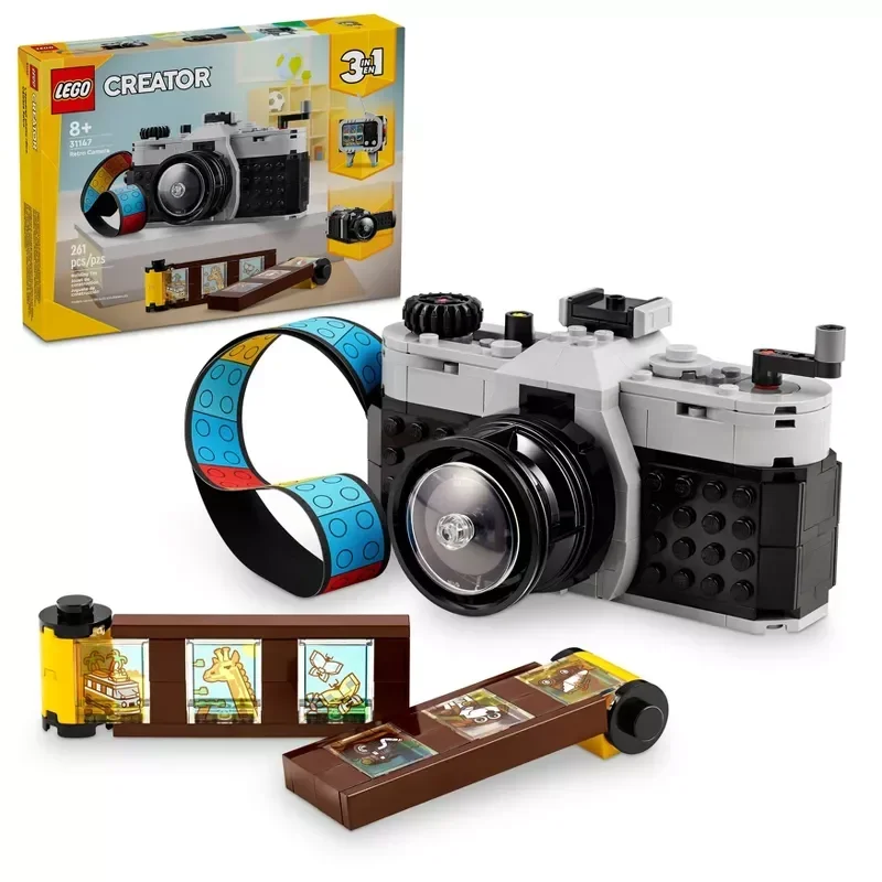 slide 1 of 6, LEGO Creator 3-in-1 Retro Camera Set, 1 ct