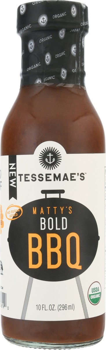 slide 1 of 13, Tessemae's Matty's Bold BBQ Sauce 10 fl oz Bottle, 10 fl oz