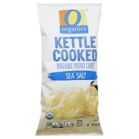 slide 1 of 1, O Organics Kettle Chips Sea Salt, 5 oz