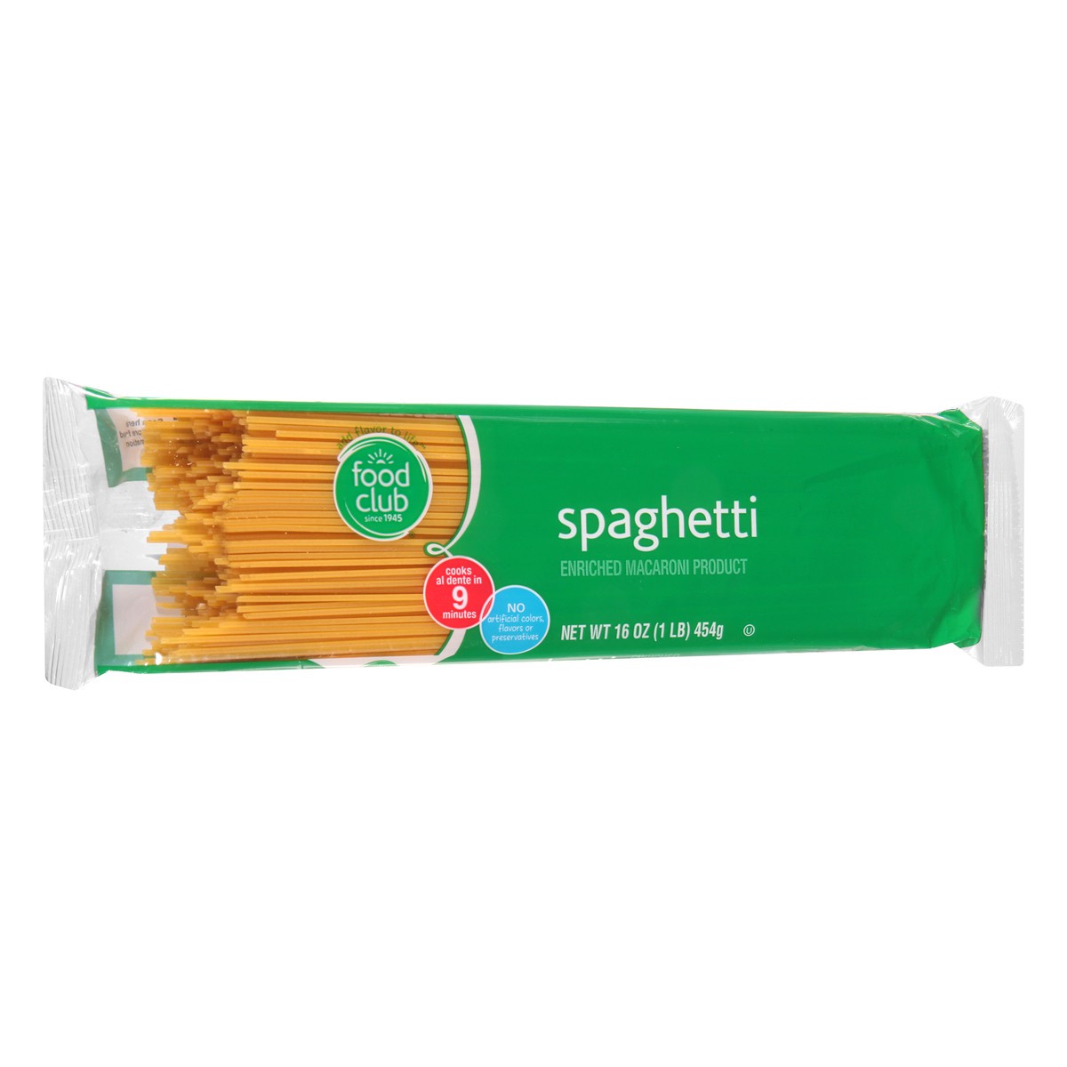 slide 2 of 10, Food Club Enriched Macaroni Product, Spaghetti, 16 oz