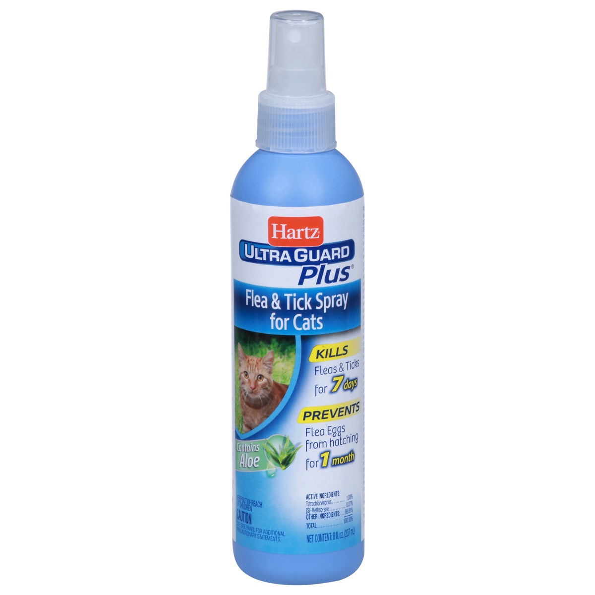 slide 2 of 12, Hartz Ultra Guard Plus Flea & Tick Spray for Cats 8 fl oz, 8 fl oz