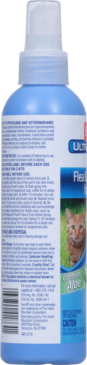 slide 11 of 12, Hartz Ultra Guard Plus Flea & Tick Spray for Cats 8 fl oz, 8 fl oz