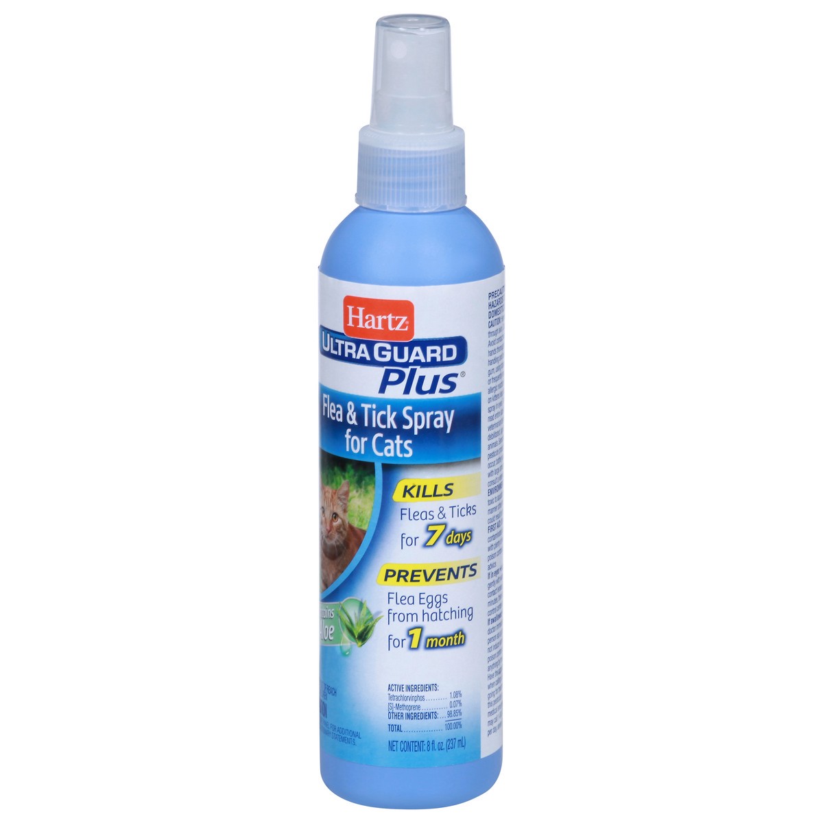 slide 10 of 12, Hartz Ultra Guard Plus Flea & Tick Spray for Cats 8 fl oz, 8 fl oz