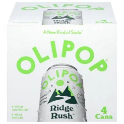 Olipop Ridge Rush Soda 4 - 12 fl oz Cans
