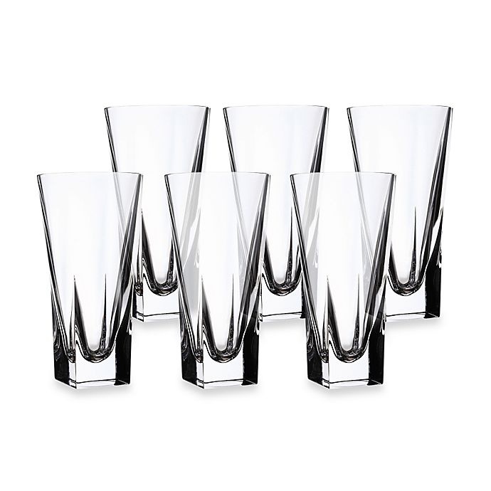 slide 1 of 1, Lorren Home Trends Fusion Highball Glasses, 6 ct