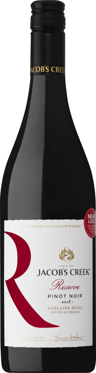 slide 1 of 5, Jacob's Creek Jacobs Creek Reserve Pinot Noir 750mL Bottle Vintage 18, 750 ml