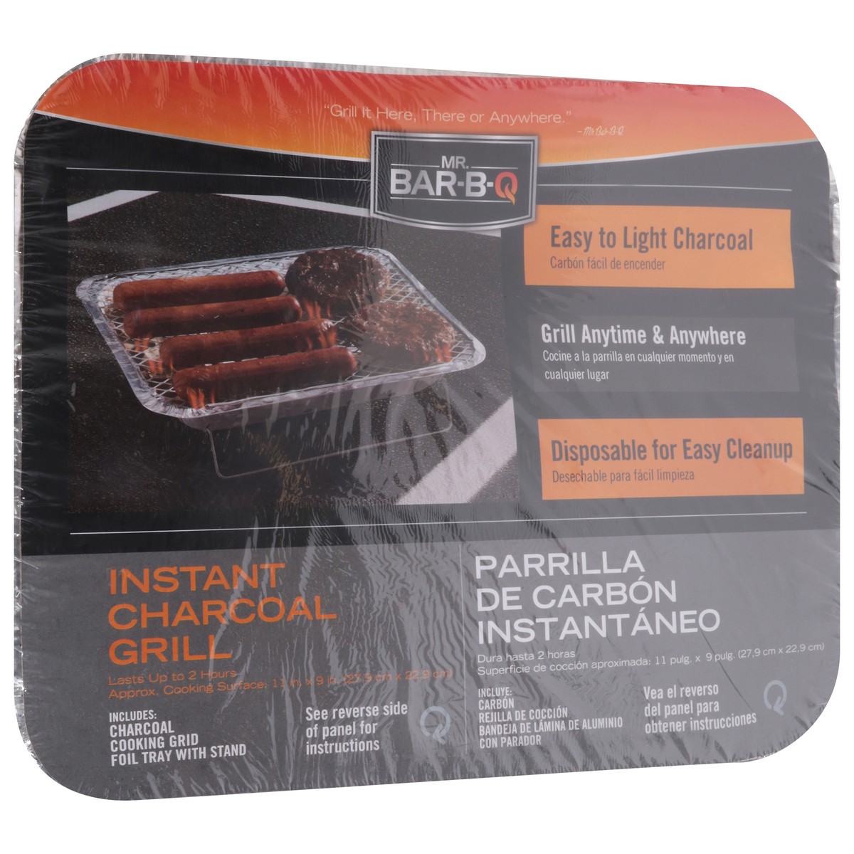 slide 9 of 11, Mr. Bar-B-Q Instant Charcoal Grill 1 ea, 1 ct