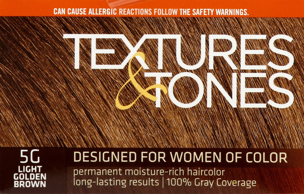 slide 9 of 9, Clairol Textures & Tones Light Golden Brown 5G Permanent Hair Color 1 ea, 1 ct