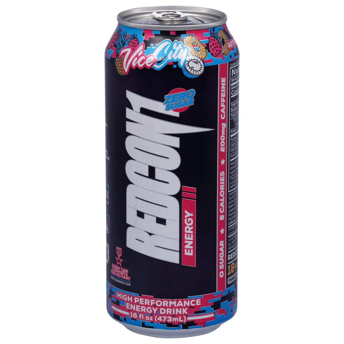 slide 4 of 4, Redcon1 Zero Sugar Energy Drink 16 fl oz, 16 fl oz
