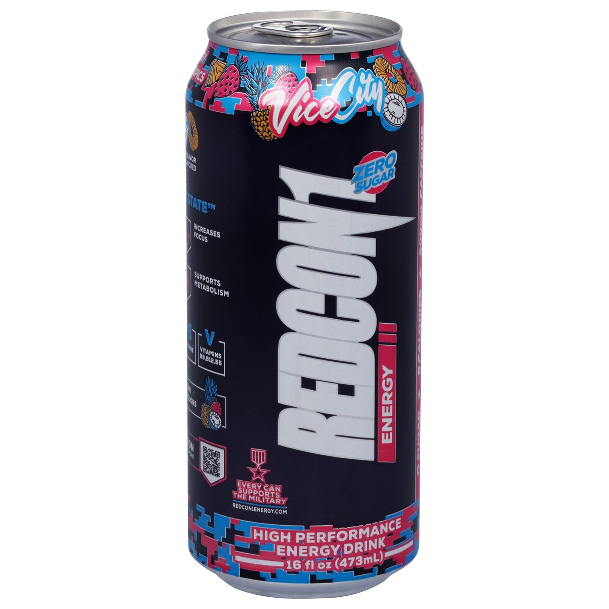 slide 3 of 4, Redcon1 Zero Sugar Energy Drink 16 fl oz, 16 fl oz