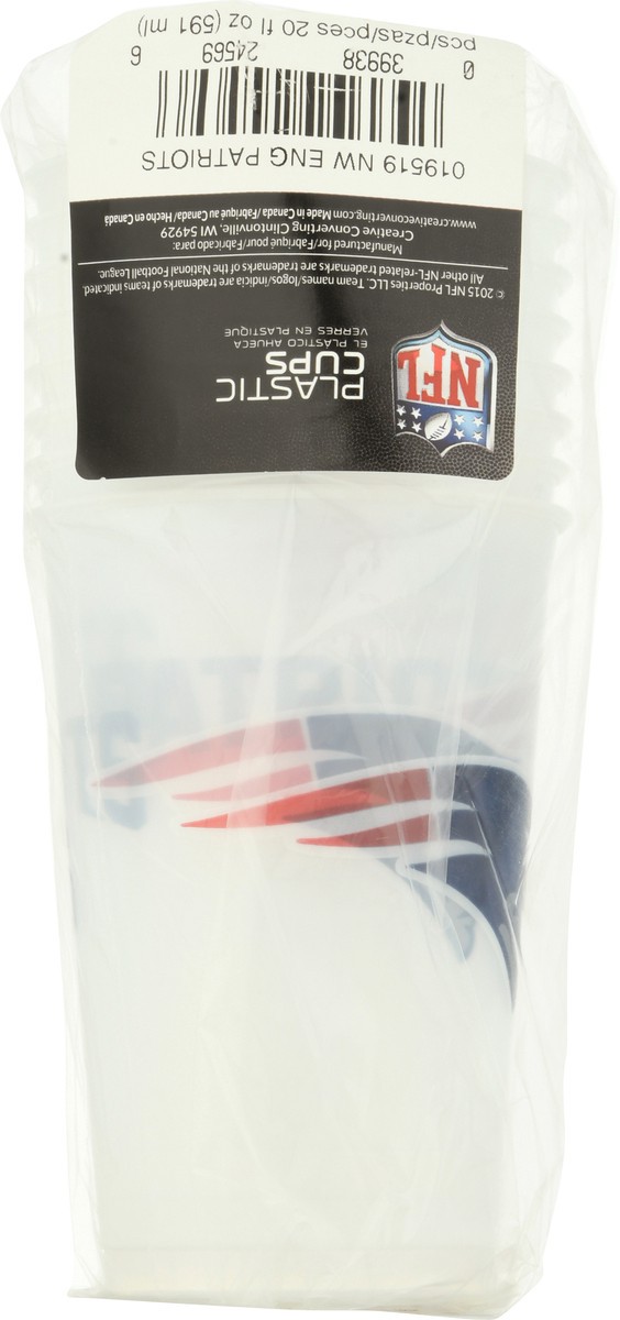 slide 5 of 9, NFL Patriots 8pk Cup - EA, 1 ct