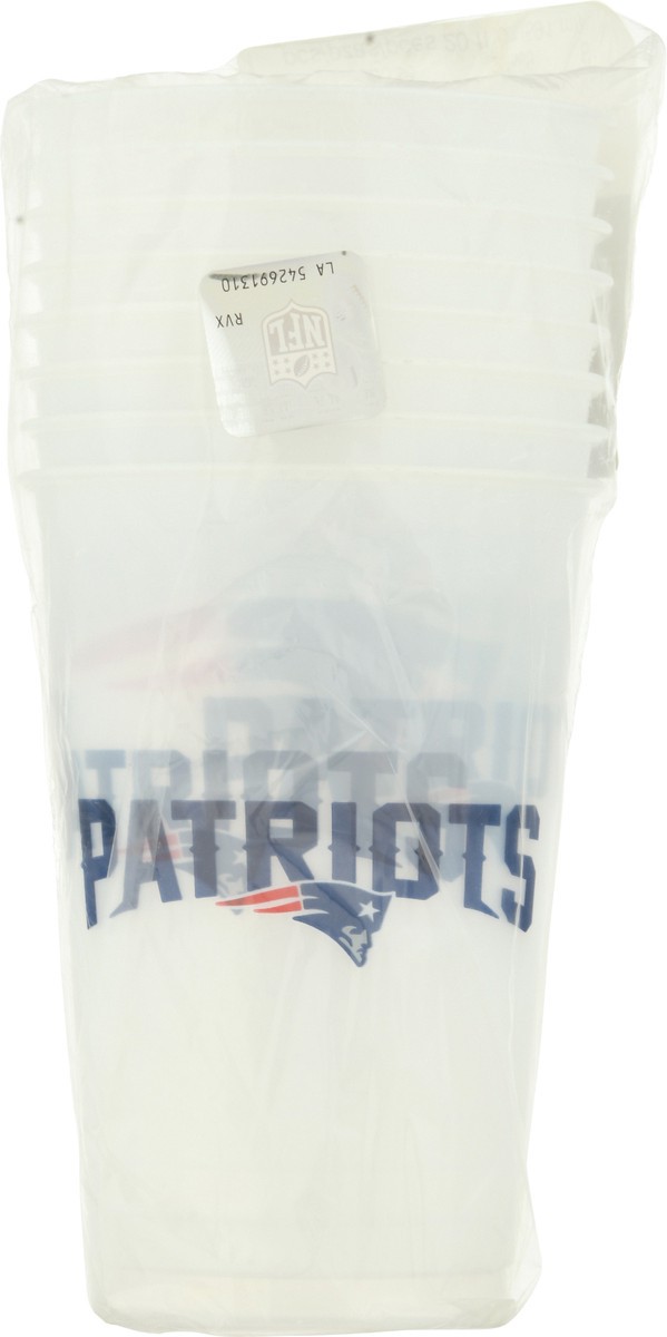 slide 3 of 9, NFL Patriots 8pk Cup - EA, 1 ct