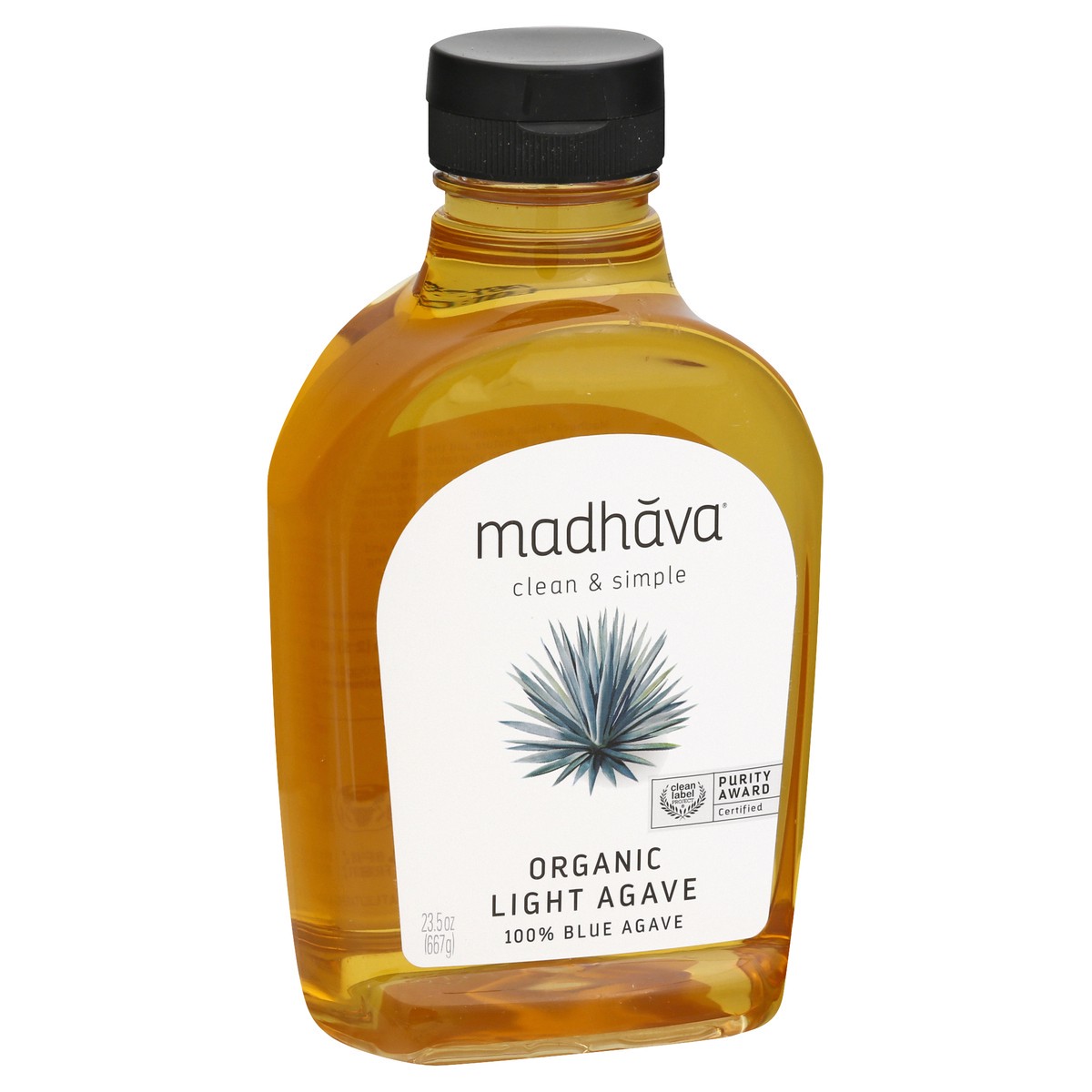 slide 3 of 10, Madhava Sweetener Liquid Organic Blue Agave Golden Light - 23.5 Oz, 23.5 oz