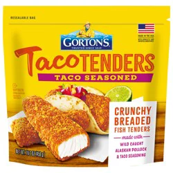 Gorton's Taco Crunchy Breaded Taco Seasoned Fish Tenders 16.2 oz