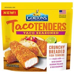 Gorton's Taco Crunchy Breaded Taco Seasoned Fish Tenders 16.2 oz