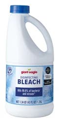 Giant Eagle Disinfecting Bleach