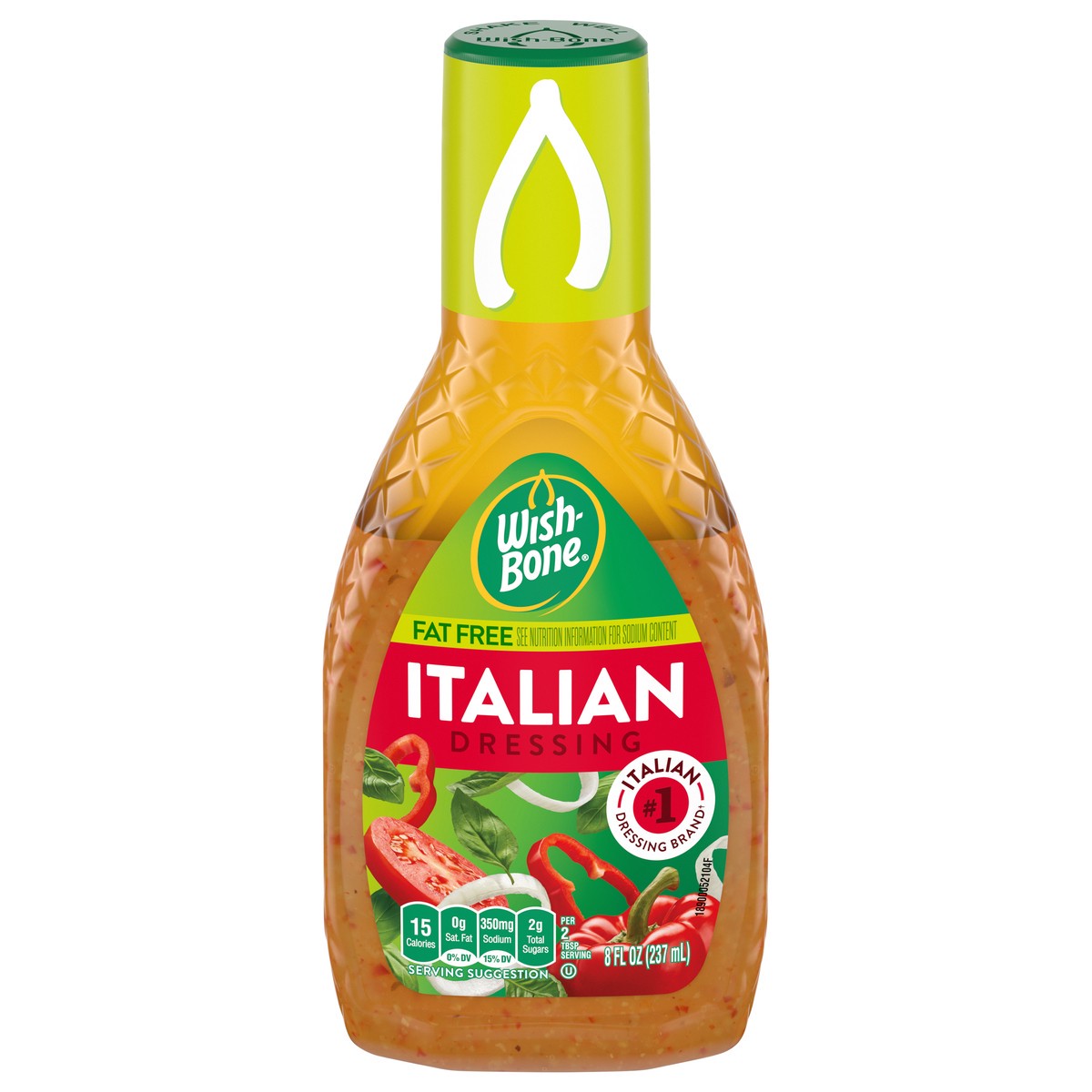 slide 1 of 9, Wish-Bone Fat Free Italian Dressing 8 fl oz, 8 fl oz