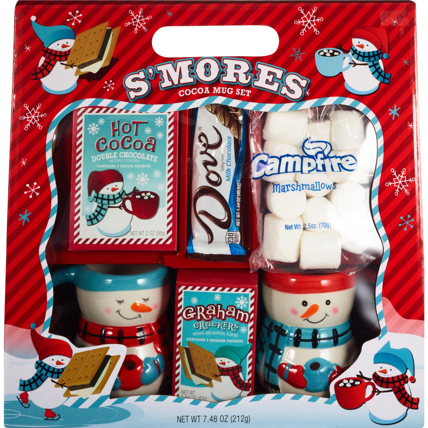 slide 1 of 1, Dove Chocolate Dove, 2 Mug Smores And Cocoa Set, 8.94 Oz, 1 ct