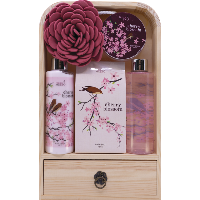 slide 1 of 1, FREIDA & JOE Freida And Joe Cherry Blossom Wood Set - 5 Pcs, 1 ct