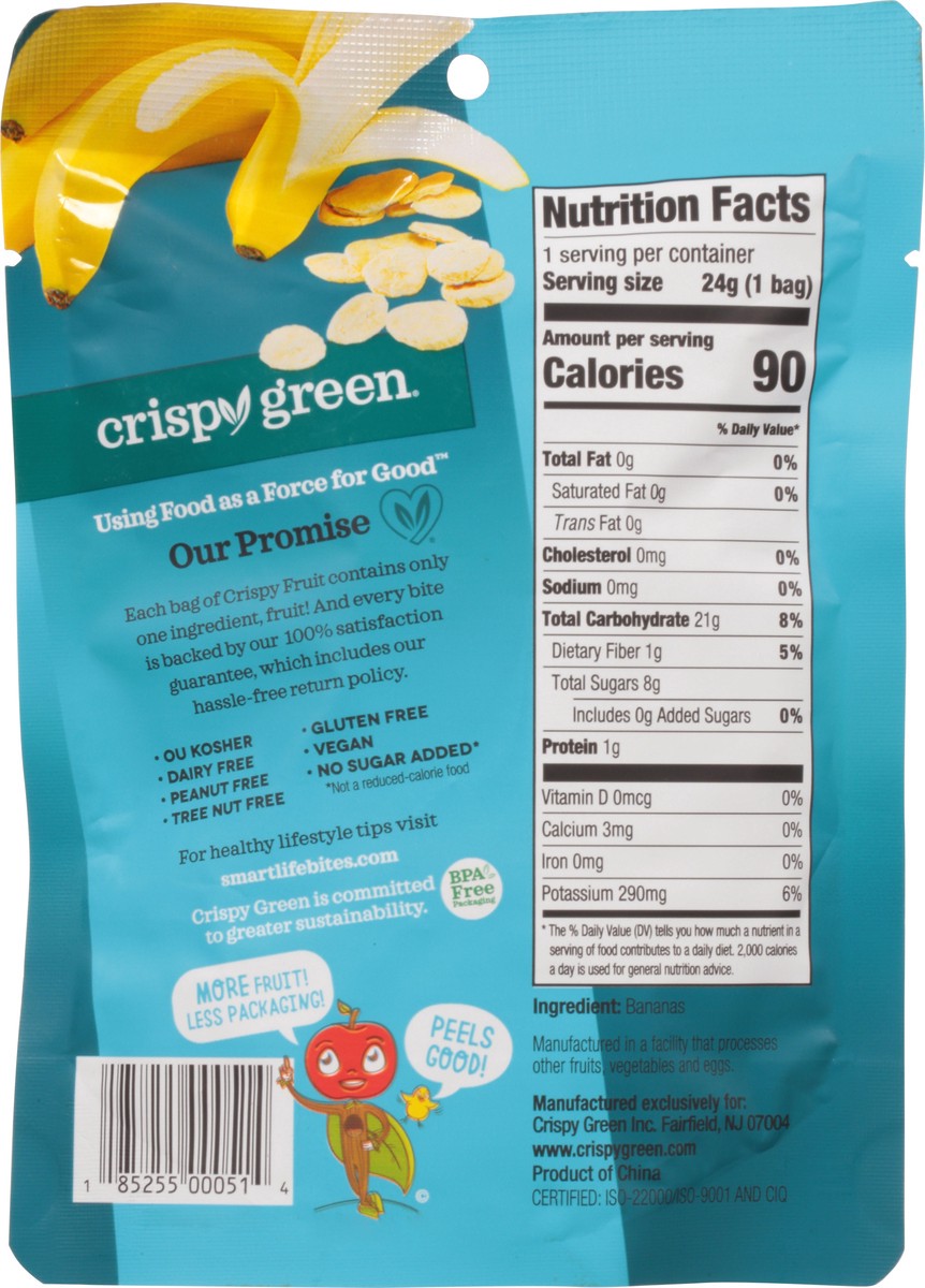 slide 7 of 9, Crispy Green All Banana Crispy Fruit - 0.85 oz, 0.85 oz