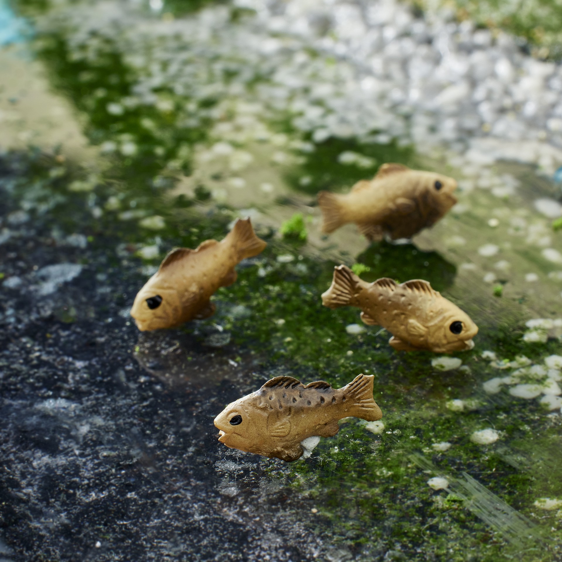 slide 2 of 3, Miniature Fish By Make Market, 0.36 in x 0.70 in x 0.18 in