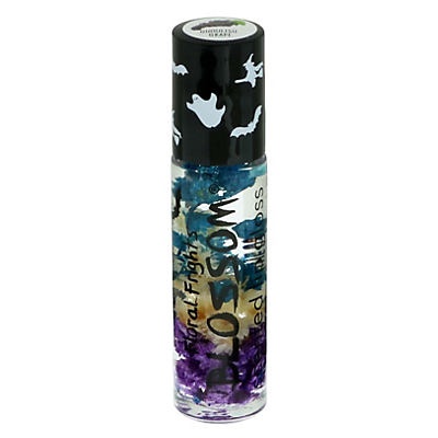 slide 1 of 1, Blossom Floral Frights Scented Lip Gloss, Ghoulish Grape, 1 ct