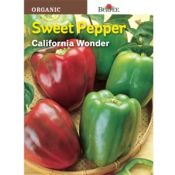 Burpee Sweet Pepper Seeds, California Wonder Organic