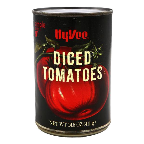 slide 1 of 1, Hy-vee Diced Tomatoes, 14.5 oz