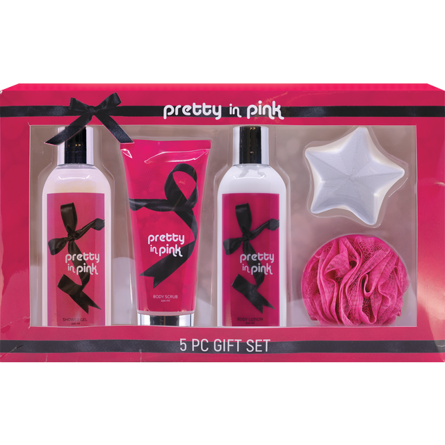 slide 1 of 1, FREIDA & JOE Freida And Joe 5Pc Pink Floral Shower Gift, 1 ct