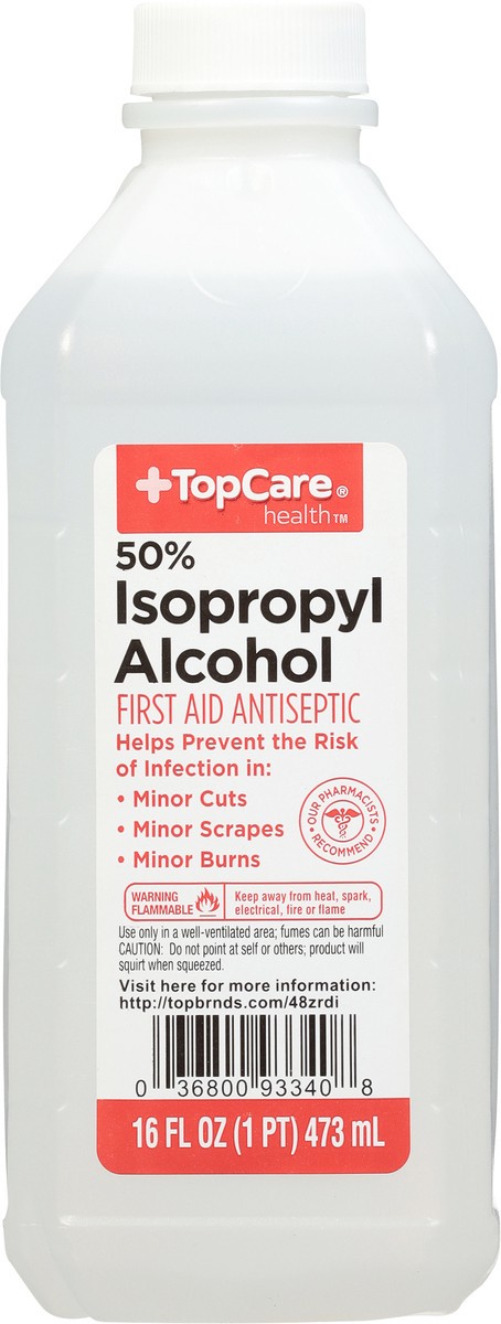 slide 12 of 16, TopCare Health 50% Isopropyl Alcohol 16 fl oz, 16 fl oz