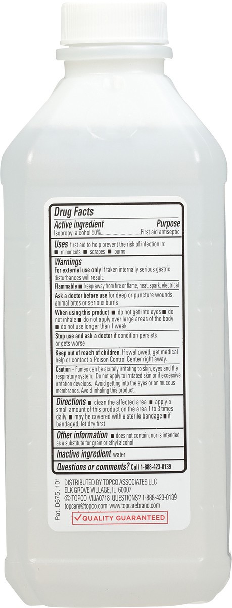 slide 14 of 16, TopCare Health 50% Isopropyl Alcohol 16 fl oz, 16 fl oz