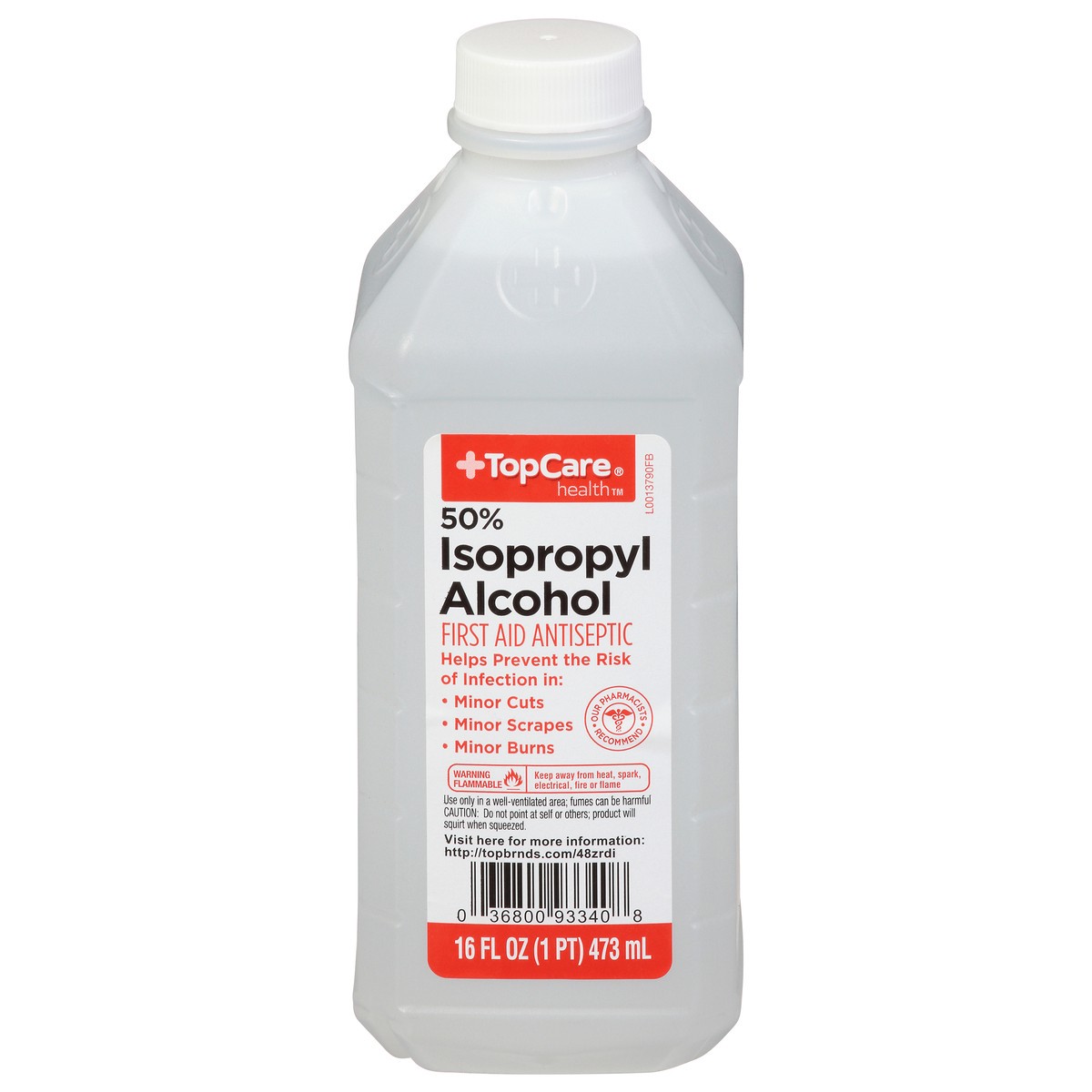 slide 15 of 16, TopCare Health 50% Isopropyl Alcohol 16 fl oz, 16 fl oz