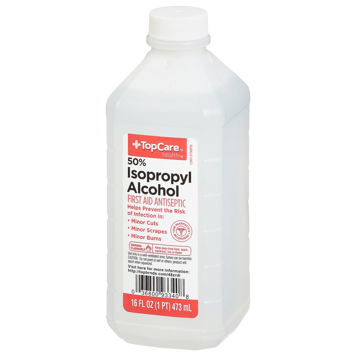 slide 5 of 16, TopCare Health 50% Isopropyl Alcohol 16 fl oz, 16 fl oz