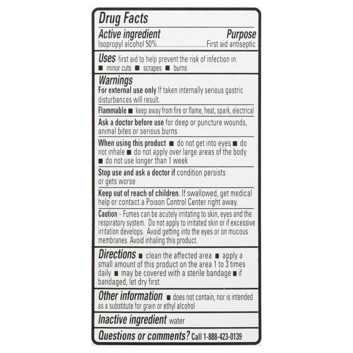 slide 9 of 16, TopCare Health 50% Isopropyl Alcohol 16 fl oz, 16 fl oz