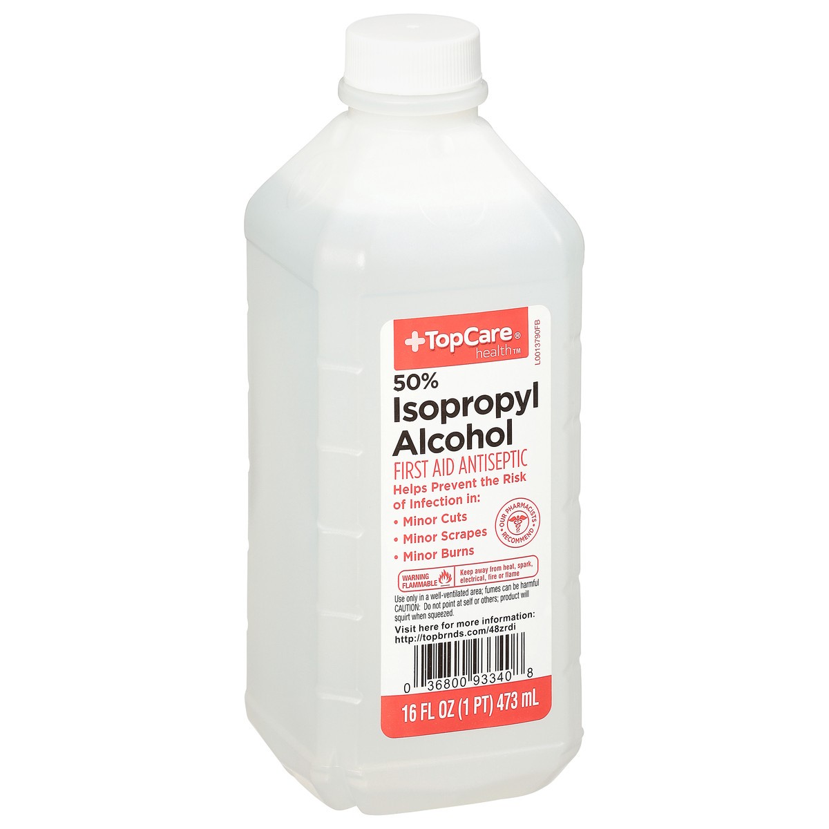 slide 11 of 16, TopCare Health 50% Isopropyl Alcohol 16 fl oz, 16 fl oz