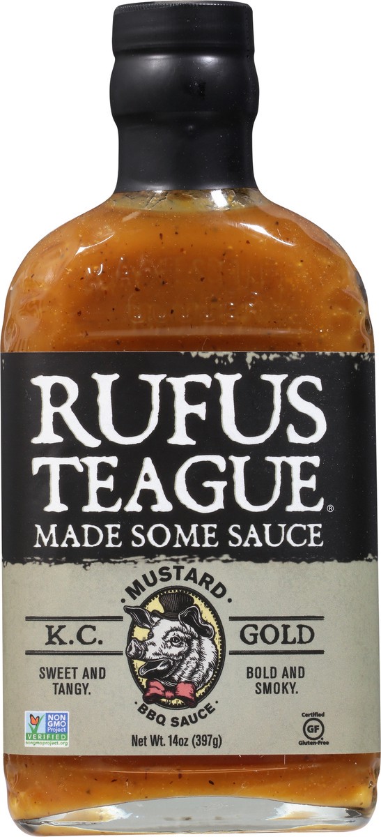 slide 6 of 9, Rufus Teaguebbq Sauce, 14 oz