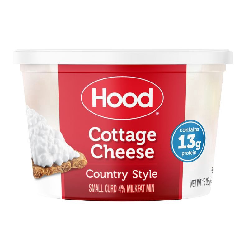 slide 1 of 9, Hood Country Style Cottage Cheese, 16 oz, 16 oz