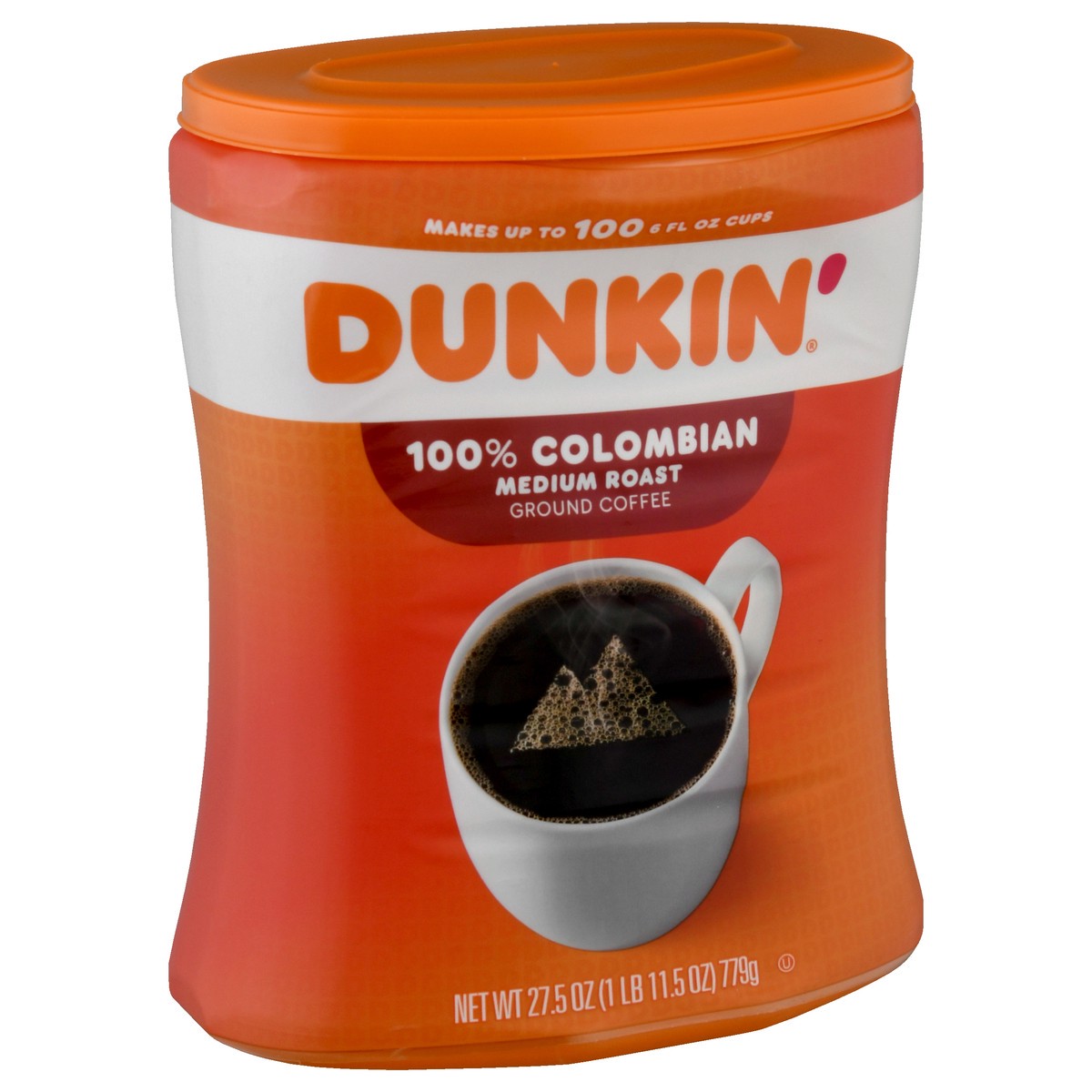 slide 8 of 9, Dunkin' Medium Roast Ground 100% Colombian Coffee 27.5 oz, 27.5 oz