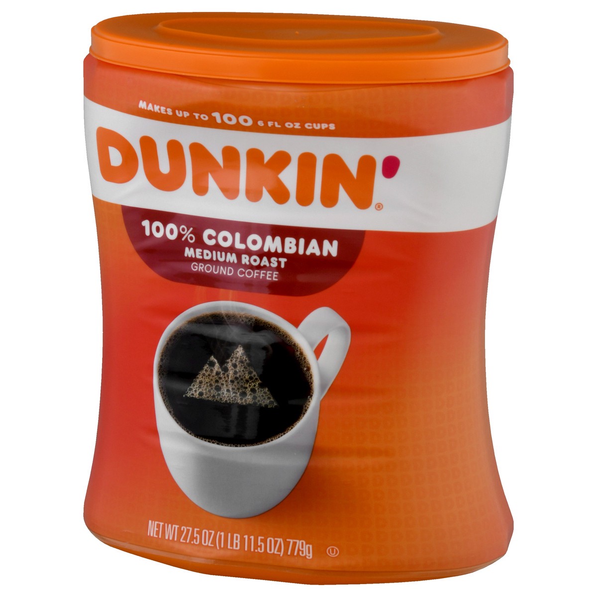 slide 5 of 9, Dunkin' Medium Roast Ground 100% Colombian Coffee 27.5 oz, 27.5 oz