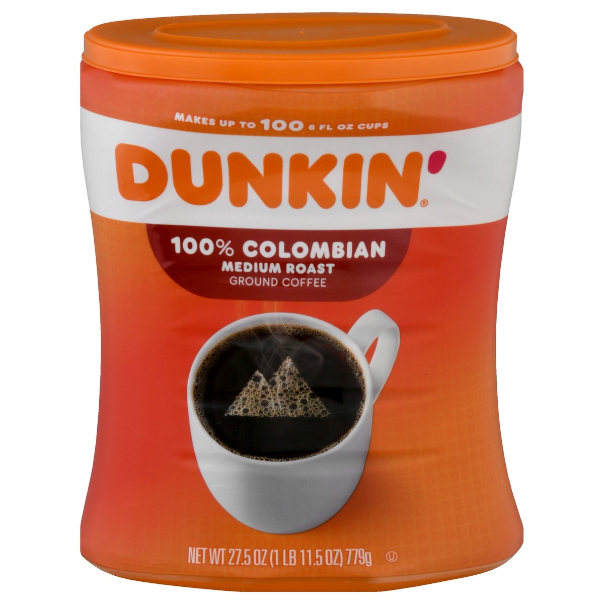 slide 1 of 9, Dunkin' Medium Roast Ground 100% Colombian Coffee 27.5 oz, 27.5 oz