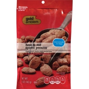 slide 1 of 1, CVS Gold Emblem Heat & Eat Spiced Pecans, 5 oz