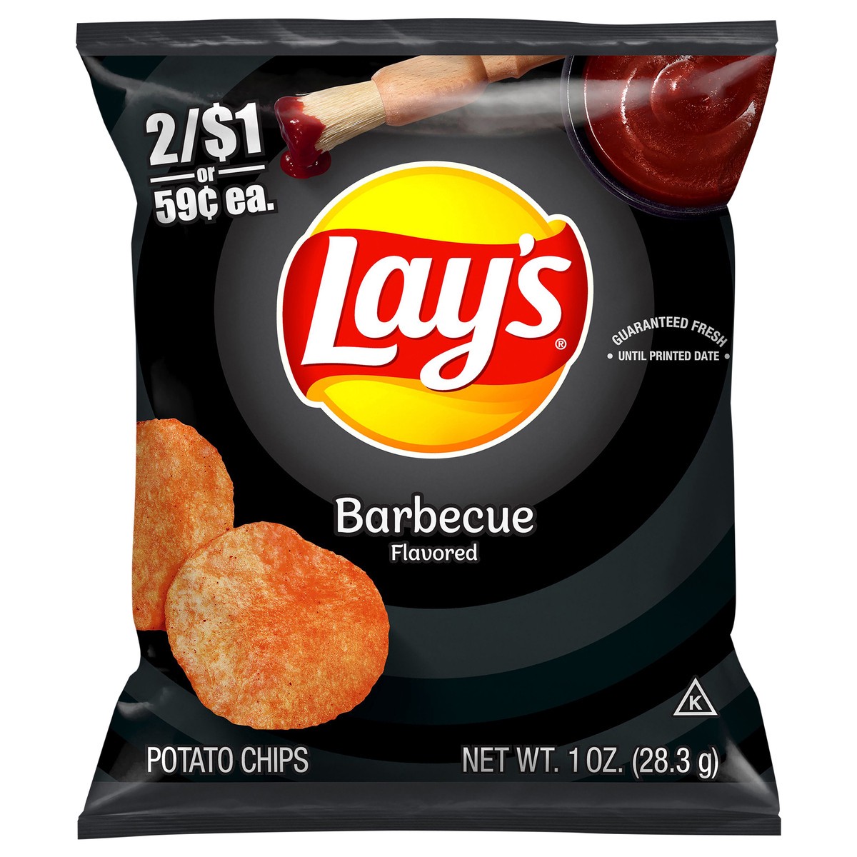 slide 6 of 6, Lay's Potato Chips Barbecue Flavored 1 Oz, 1 oz