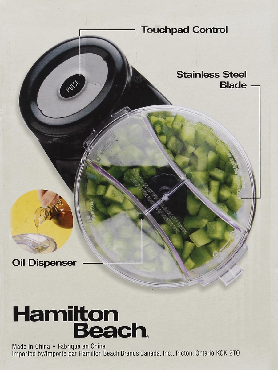 slide 5 of 5, Hamilton Beach 3 Cup Food Chopper, 1 ct