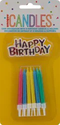 Unique Happy Birthday Cake Decoration/Candles 1 ea